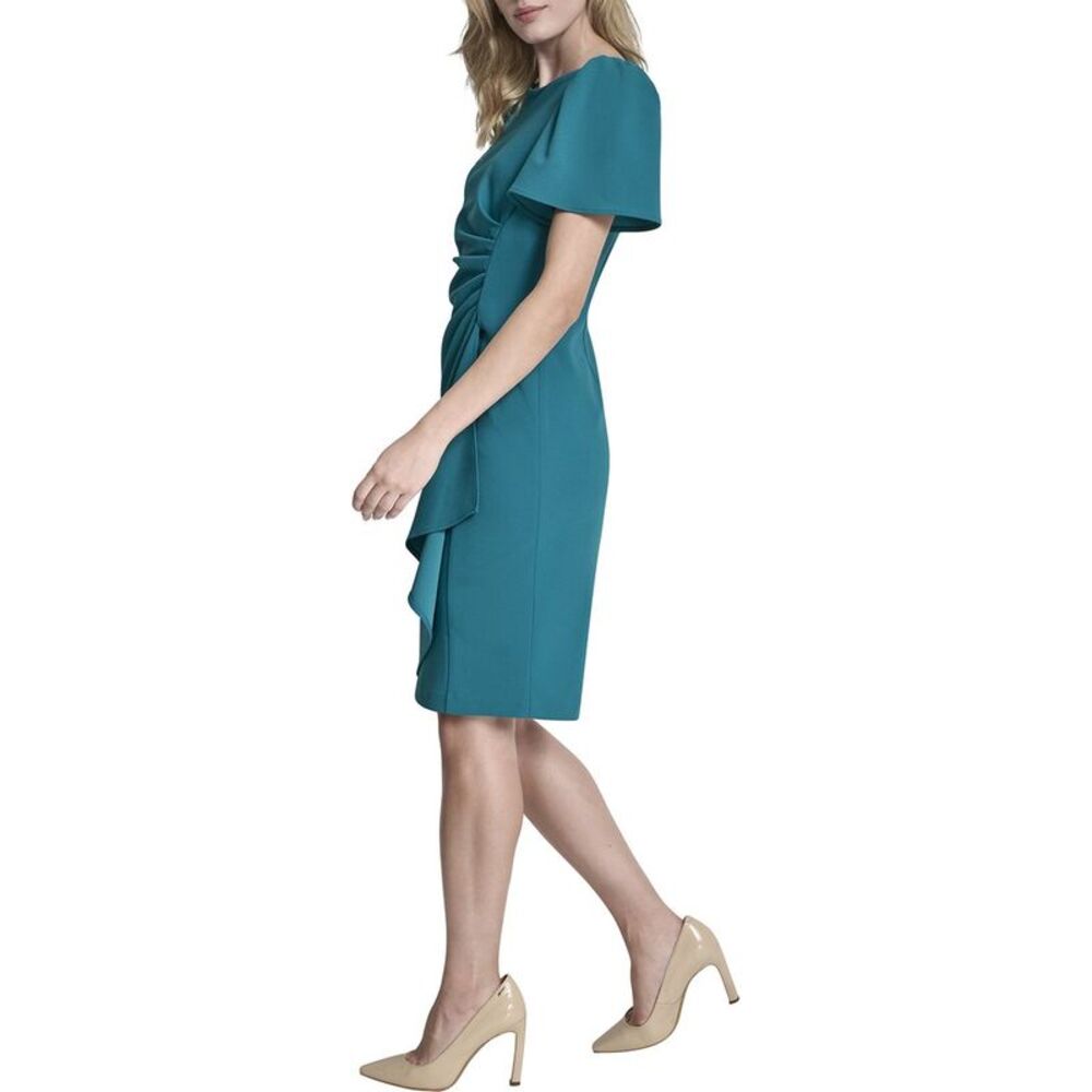 Dkny Womens Sheath Dress, Green - Picture 3 of 5